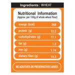 Naga Whole Wheat Chakki Atta Flour 500g - Image 4