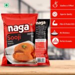 Naga Double Roasted Sooji Rava 500g - Image 2